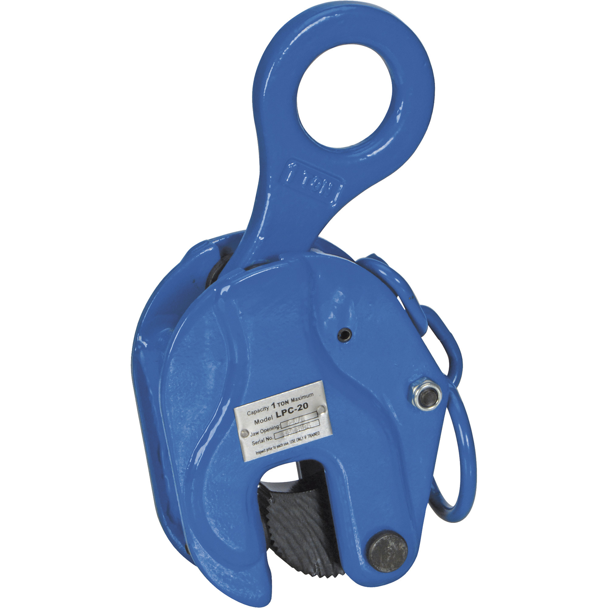 Vestil Positive Lock Plate Clamps - 2,000-Lb. Capacity, Hardened Steel, Model# LPC-20